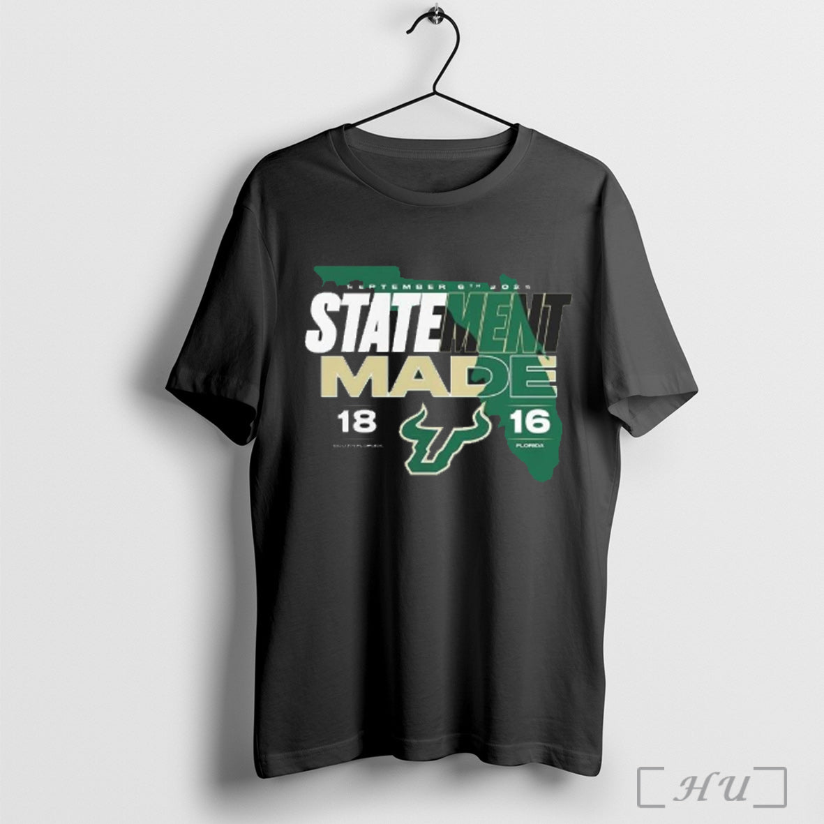 South Florida Bulls 18 16 Gators 2025 Statement Made - Adult & Kids T-Shirts, Sweatshirts & Hoodies apparel design preview 1