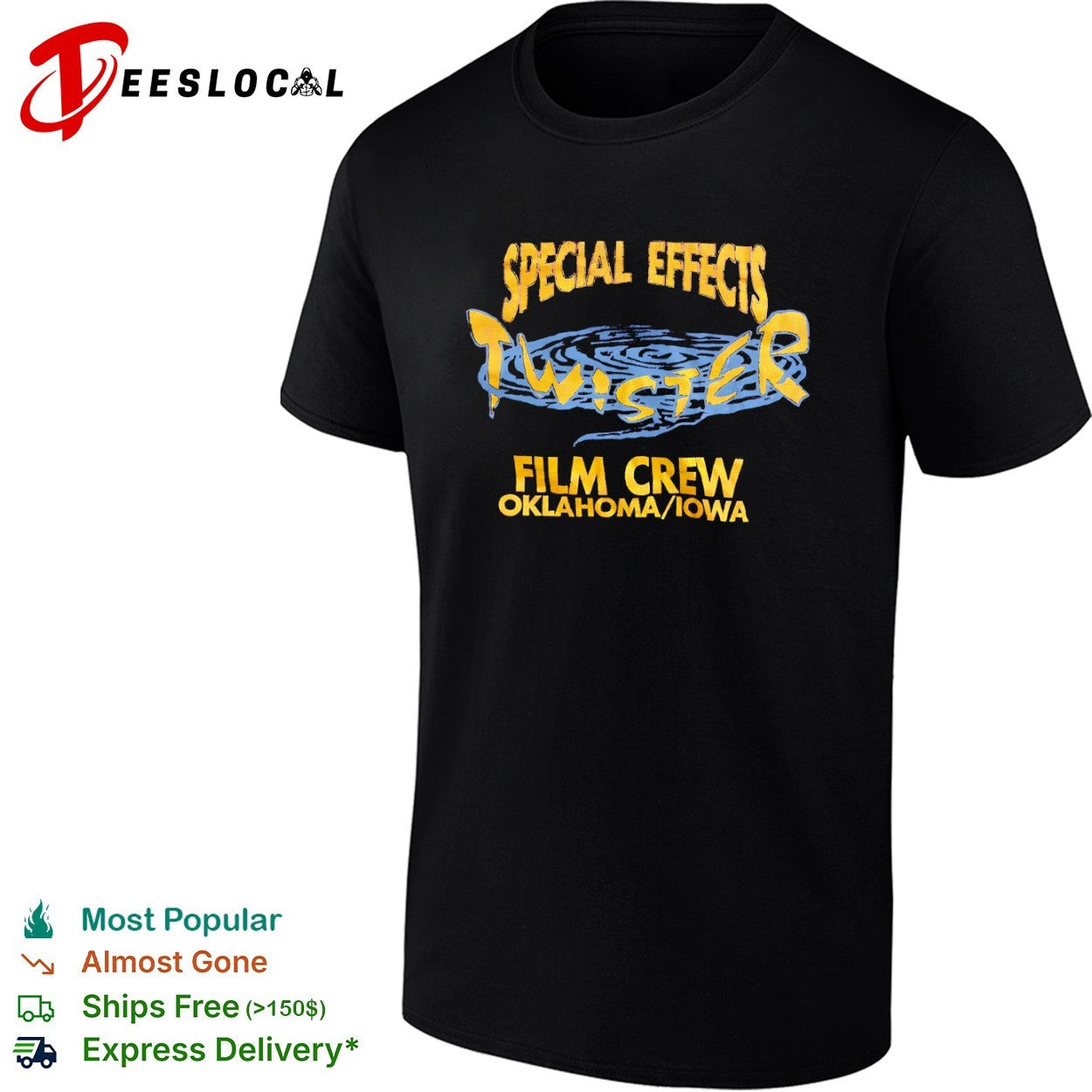 Special Effects Twister Film Crew Oklahoma Iowa - Adult & Kids T-Shirts, Sweatshirts & Hoodies apparel design preview 1