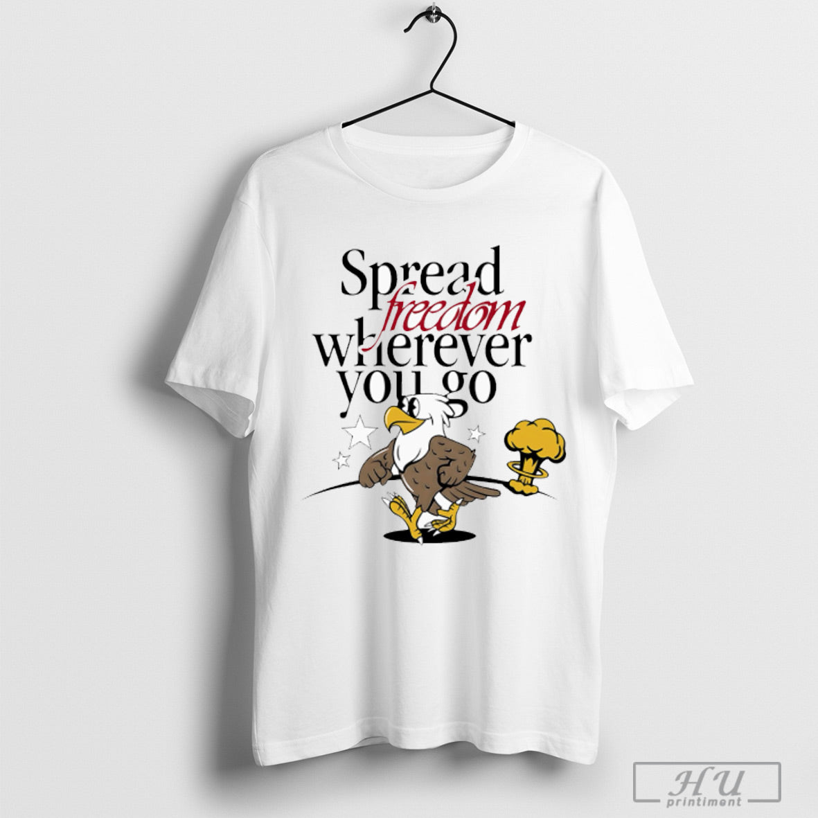 Spread Freedom Wherever You Go - Adult & Kids T-Shirts, Sweatshirts & Hoodies apparel design preview 1
