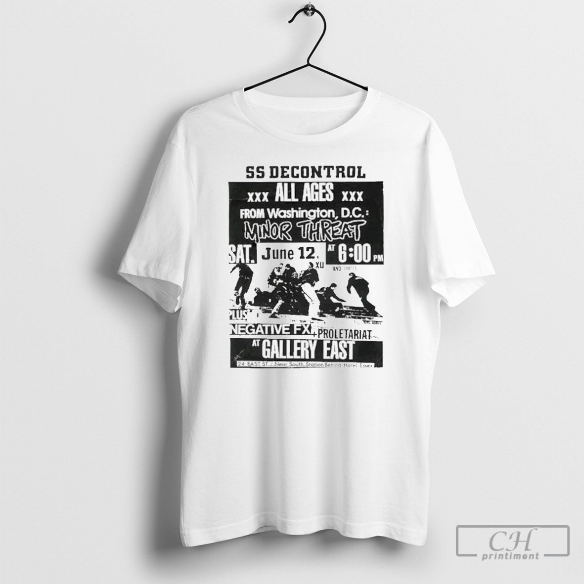 Ss Decontrol All Ages From Washington Dc Minor Threat - Adult & Kids T-Shirts, Sweatshirts & Hoodies apparel design preview 1