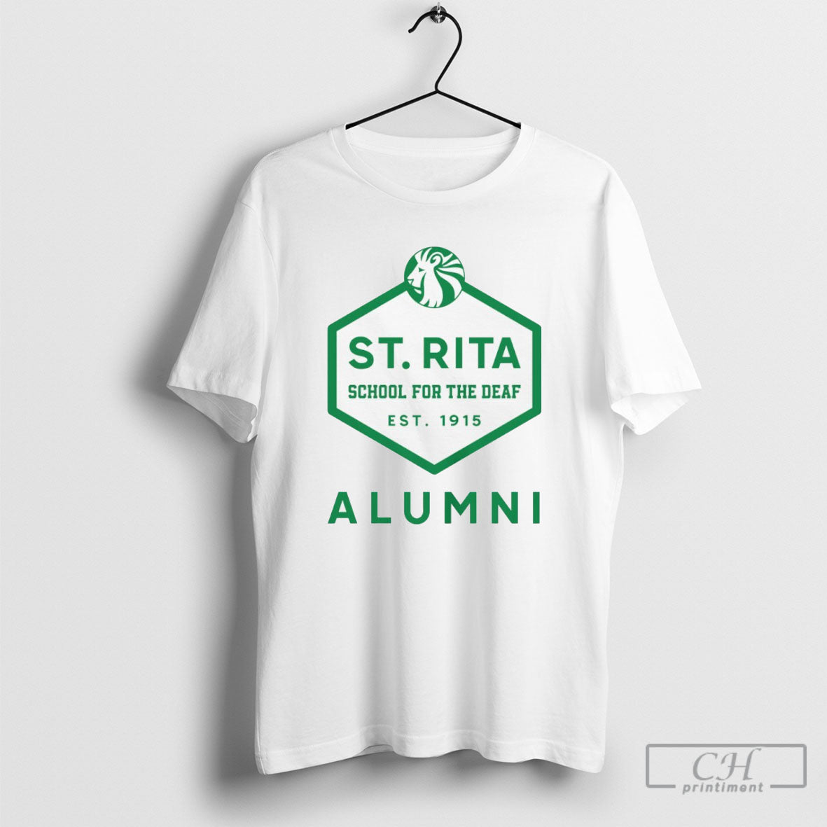 St Rita Alumni School For The Deaf Est 1915 - Adult & Kids T-Shirts, Sweatshirts & Hoodies apparel design preview 1