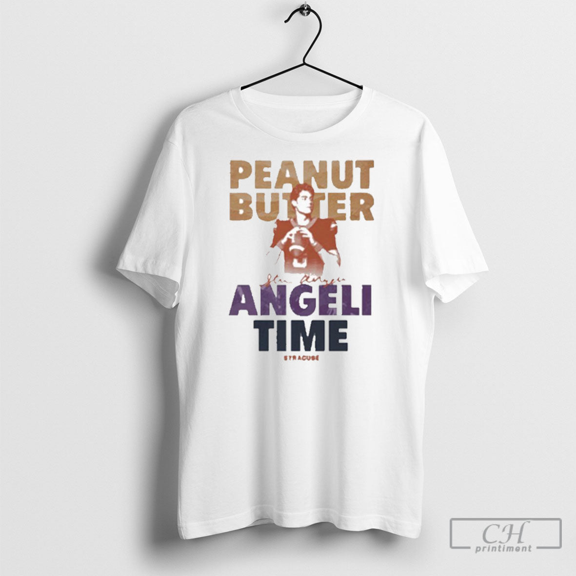Steve Angeli Peanut Butter Time Syracuse Orange - Adult & Kids T-Shirts, Sweatshirts & Hoodies apparel design preview 1