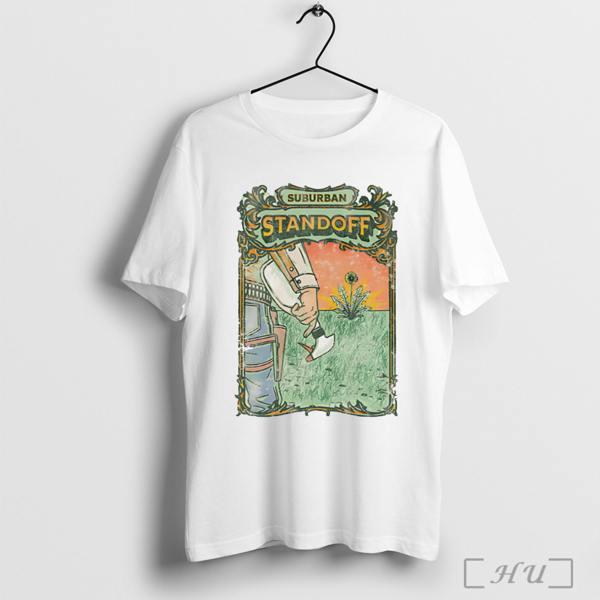 Suburban Standoff - Adult & Kids T-Shirts, Sweatshirts & Hoodies apparel design preview 1