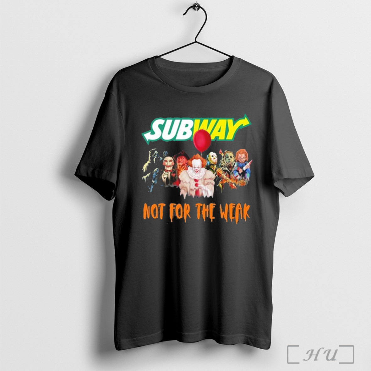 Subway Logo Halloween Not For The Weak - Adult & Kids T-Shirts, Sweatshirts & Hoodies apparel design preview 1
