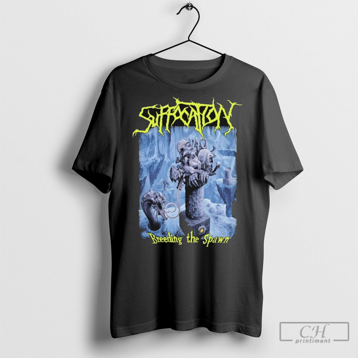 Suffocation Breeding The Spawn - Adult & Kids T-Shirts, Sweatshirts & Hoodies apparel design preview 1