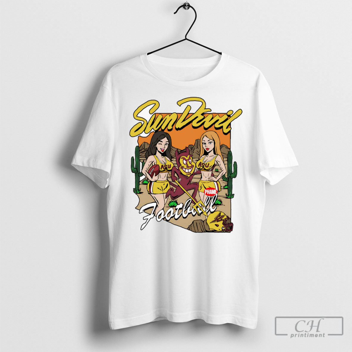 Sun Devil Sparky Fb - Adult & Kids T-Shirts, Sweatshirts & Hoodies apparel design preview 1