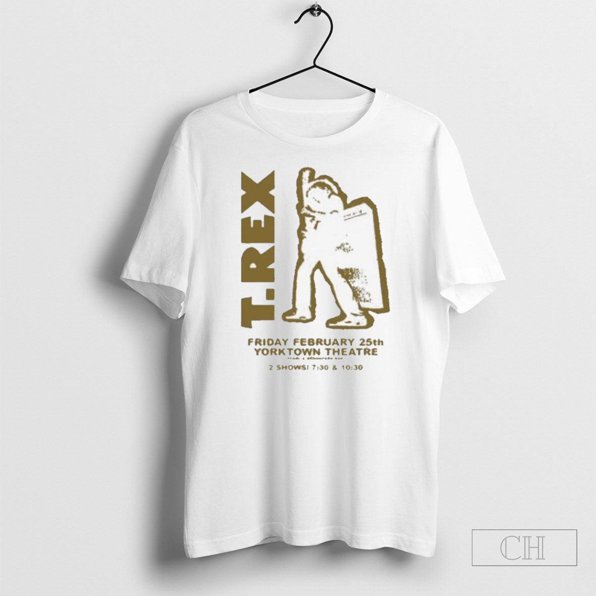 T Rex Friday February 25th York Town Theatre - Adult & Kids T-Shirts, Sweatshirts & Hoodies apparel design preview 1