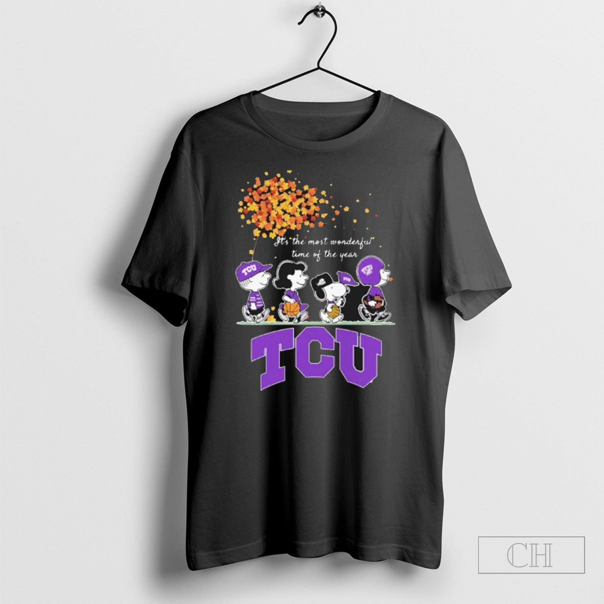 Tcu Horned Frogs And Peanuts Character Its The Most - Adult & Kids T-Shirts, Sweatshirts & Hoodies apparel design preview 1