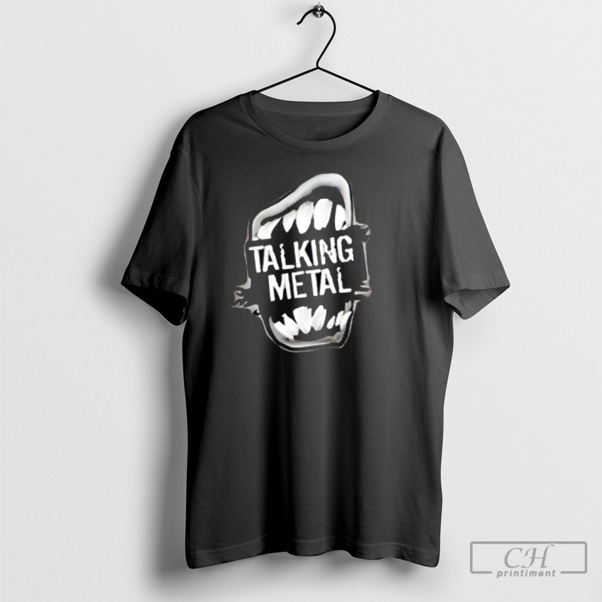 Talking Metal Screaming Mouth - Adult & Kids T-Shirts, Sweatshirts & Hoodies apparel design preview 1