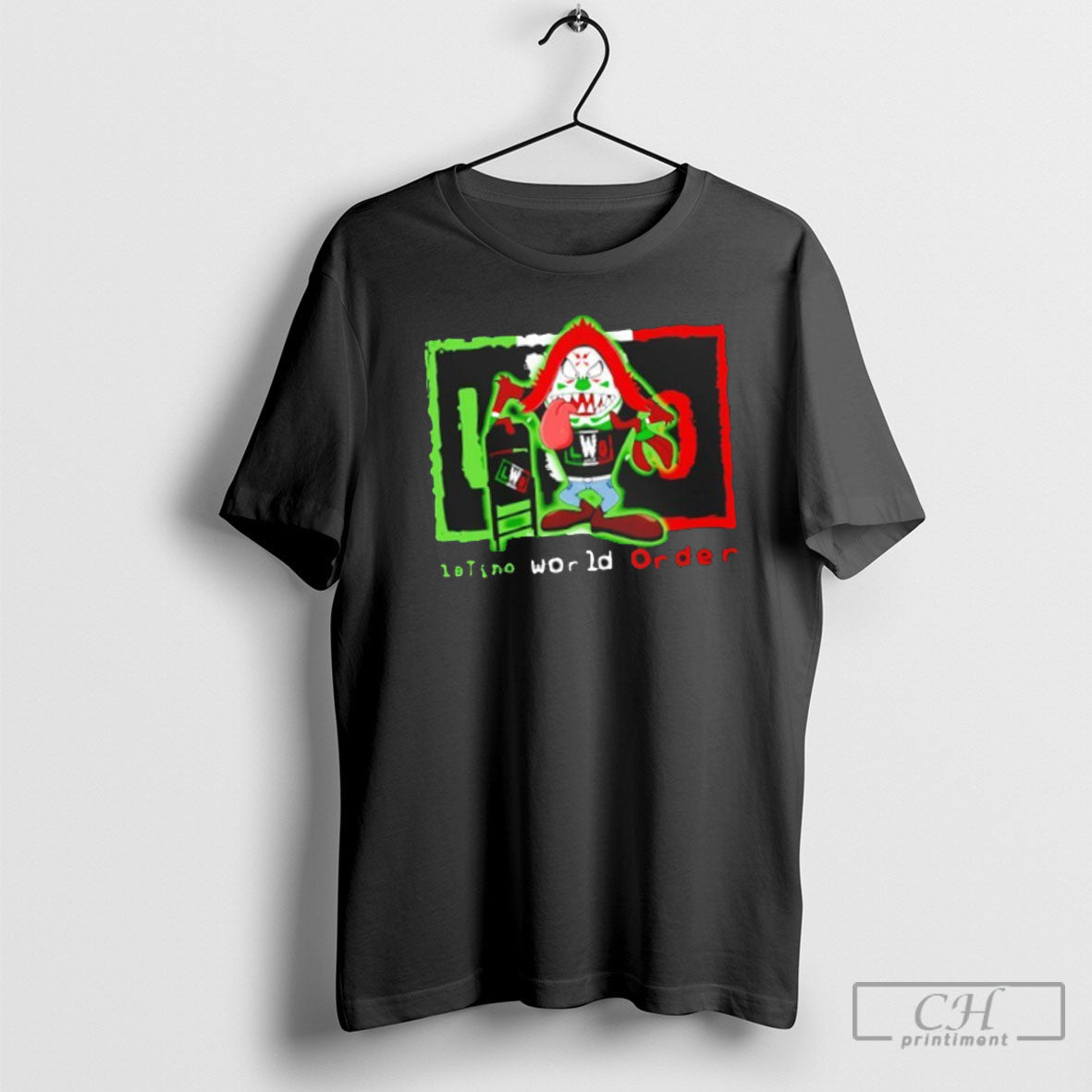 Tasmanian Devil Lwo Latino World Order - Adult & Kids T-Shirts, Sweatshirts & Hoodies apparel design preview 1