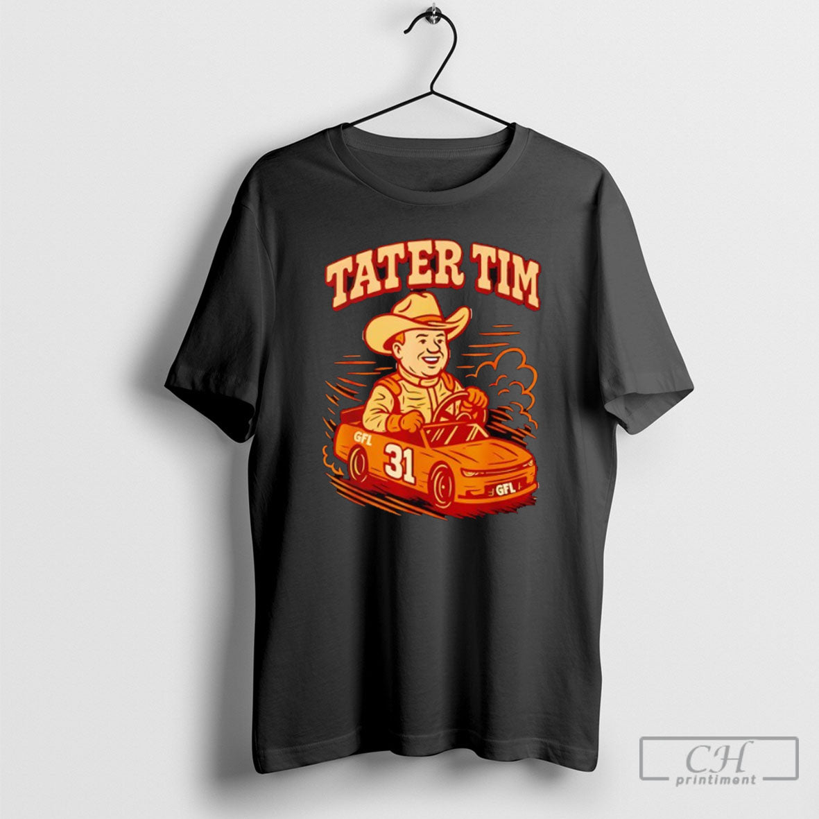 Tater Tim Race Car Driver - Adult & Kids T-Shirts, Sweatshirts & Hoodies apparel design preview 1