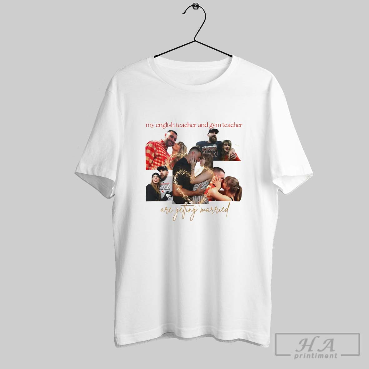 Taylor And Travis Kelce Engaged My English Teach Gym - Adult & Kids T-Shirts, Sweatshirts & Hoodies apparel design preview 1