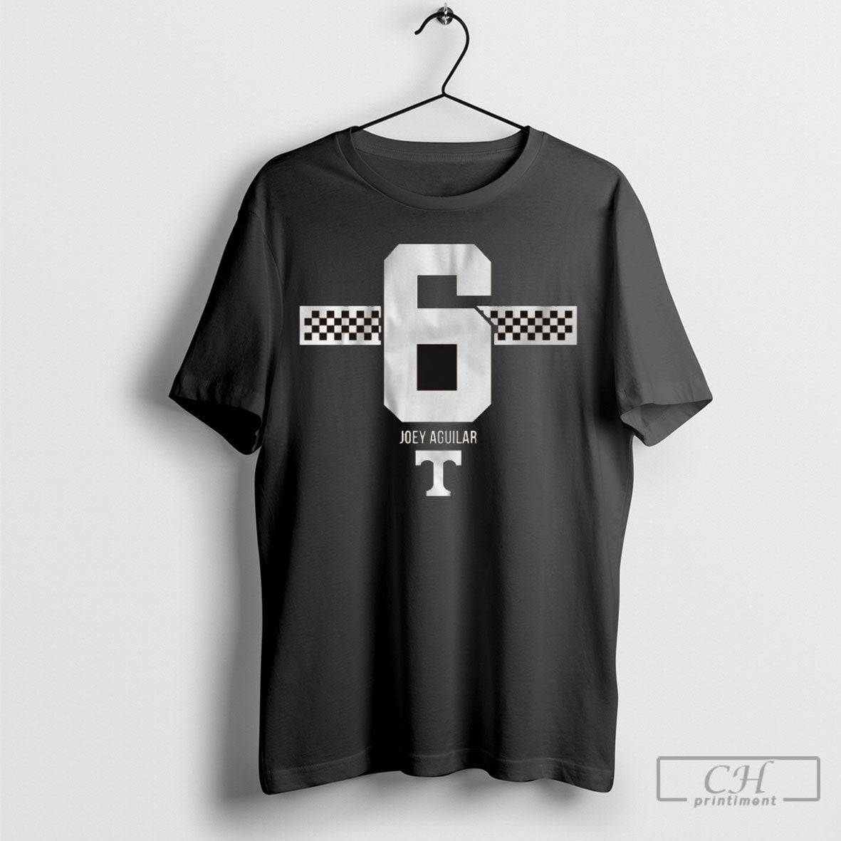 Tennessee Volunteers Football Ncaa Joey Aguilar 6 - Adult & Kids T-Shirts, Sweatshirts & Hoodies apparel design preview 1