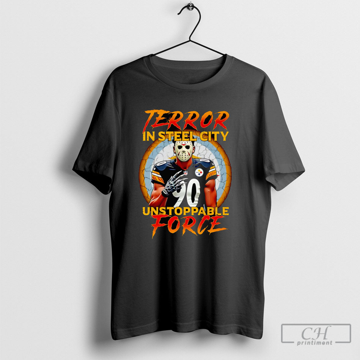 Terror In Steel City Unstoppable Force - Adult & Kids T-Shirts, Sweatshirts & Hoodies apparel design preview 1
