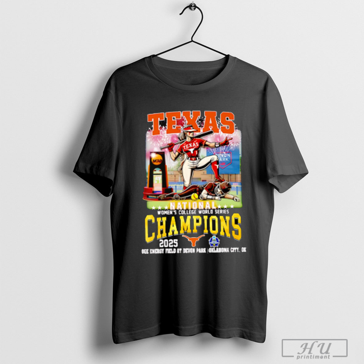Texas National Womens College World Series Champions - Adult & Kids T-Shirts, Sweatshirts & Hoodies apparel design preview 1
