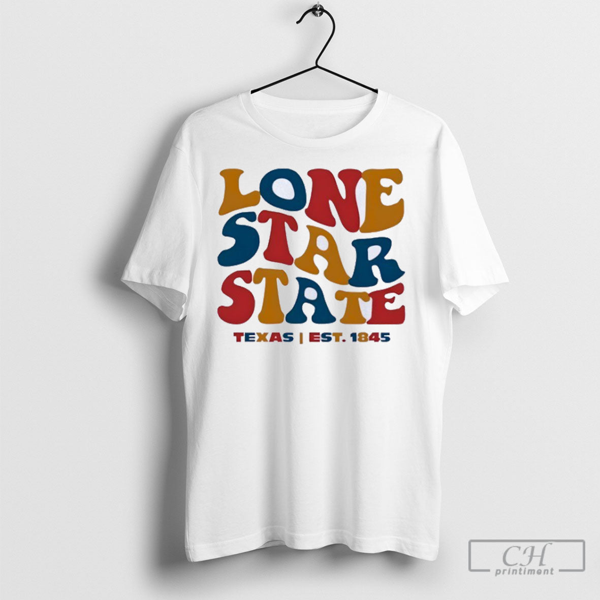 Texas Oatmeal Lone Star State Est 1845 Vintage - Adult & Kids T-Shirts, Sweatshirts & Hoodies apparel design preview 1