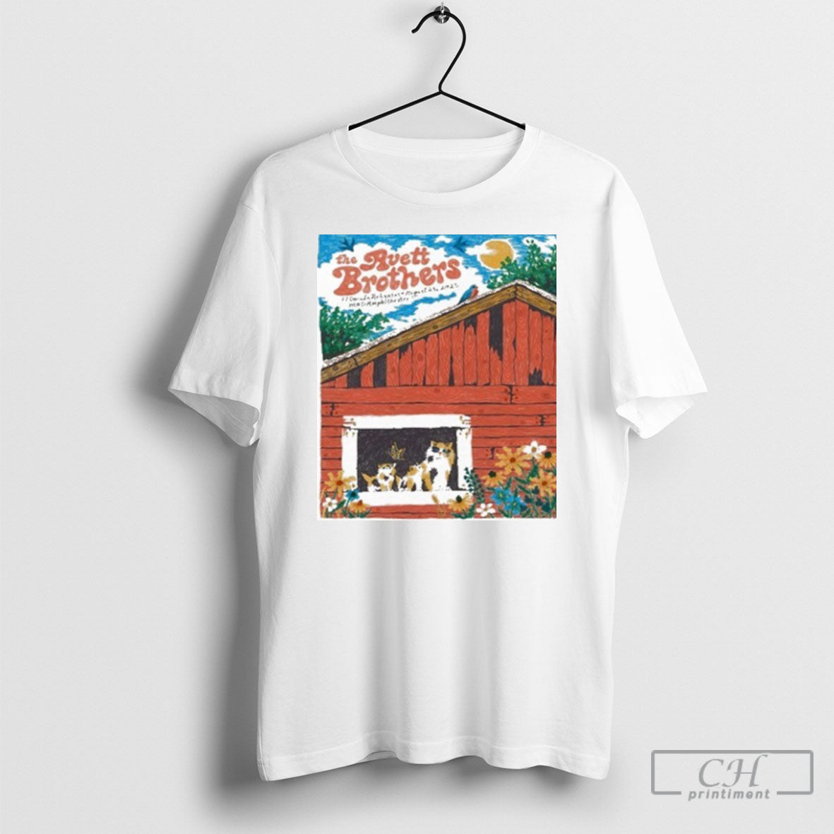 The Avett Brothers Mad Amphitheater On Aug 23 2025 - Adult & Kids T-Shirts, Sweatshirts & Hoodies apparel design preview 1