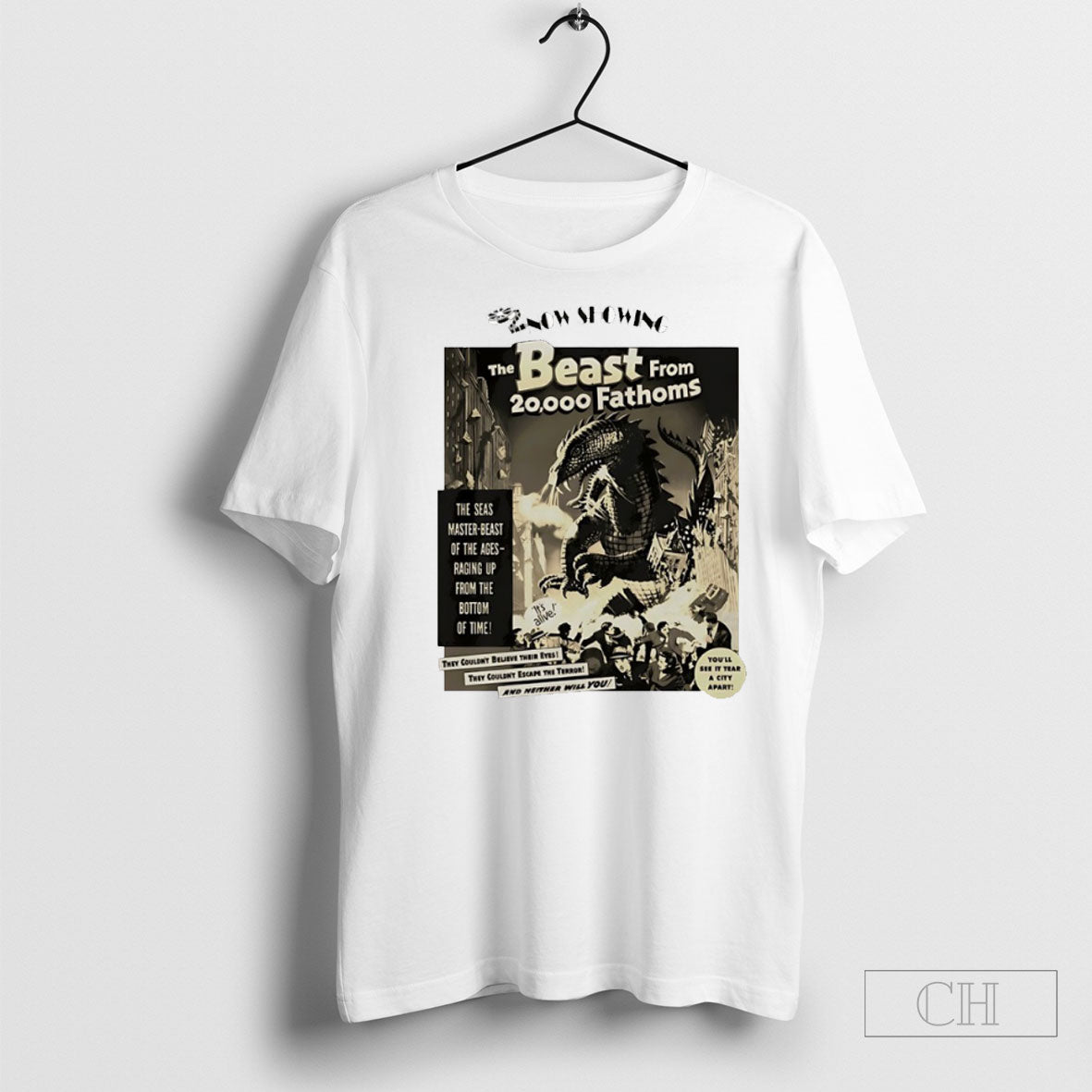 The Beast From 20000 Fathoms - Adult & Kids T-Shirts, Sweatshirts & Hoodies apparel design preview 1
