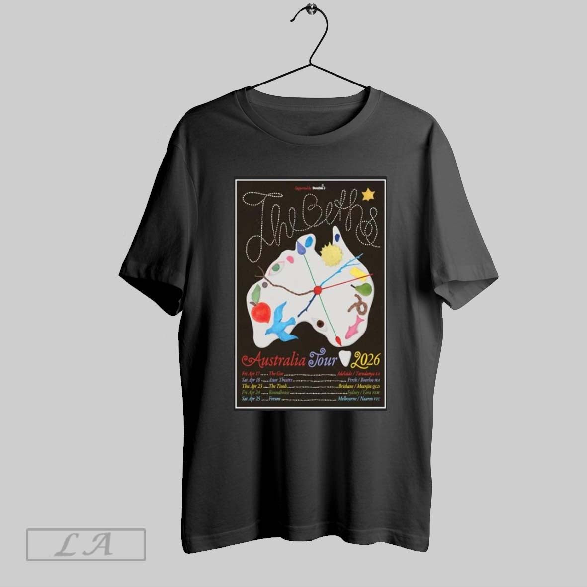 The Beths Australia Tour 2026 Poster - Adult & Kids T-Shirts, Sweatshirts & Hoodies apparel design preview 1
