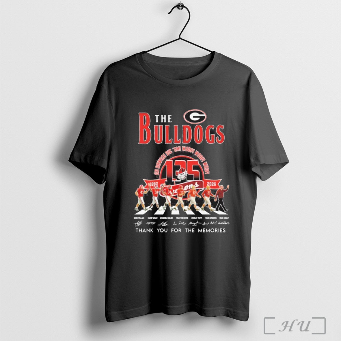 The Georgia Bulldogs 135 Season Abbey Road Go Dawgs - Adult & Kids T-Shirts, Sweatshirts & Hoodies apparel design preview 1