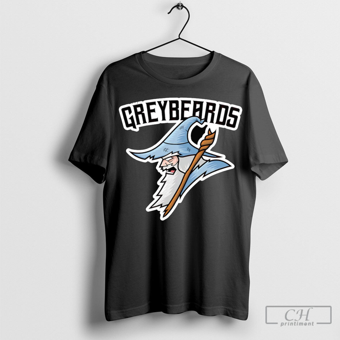 The Greybeards Wizard - Adult & Kids T-Shirts, Sweatshirts & Hoodies apparel design preview 1