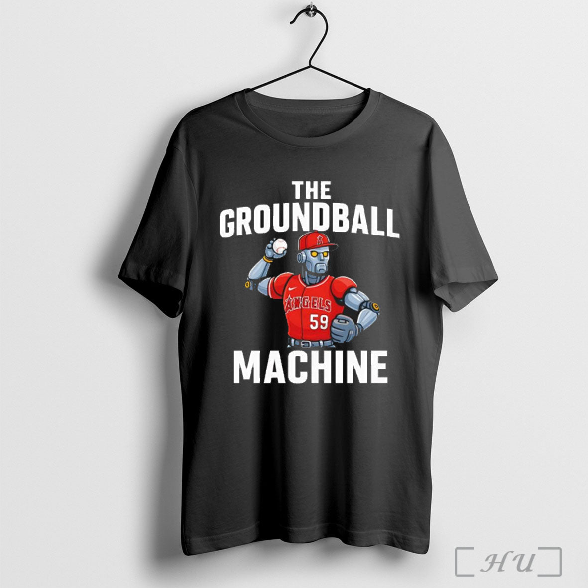 The Groundball Machine Los Angeles Angels - Adult & Kids T-Shirts, Sweatshirts & Hoodies apparel design preview 1
