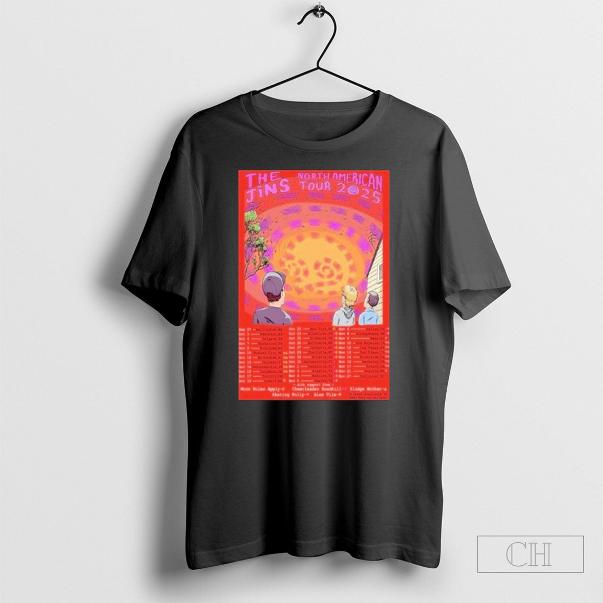 The Jins North American Tour 2025 Dates - Adult & Kids T-Shirts, Sweatshirts & Hoodies apparel design preview 1