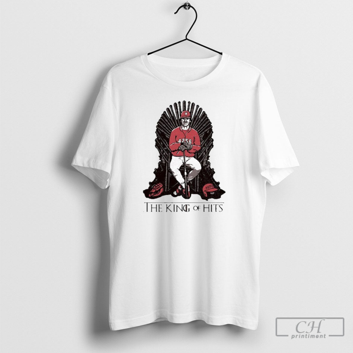 The King Of Hits Pete Rose - Adult & Kids T-Shirts, Sweatshirts & Hoodies apparel design preview 1