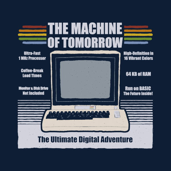 The Machine Of Tomorrow - Adult & Kids T-Shirts, Sweatshirts & Hoodies apparel design preview 1