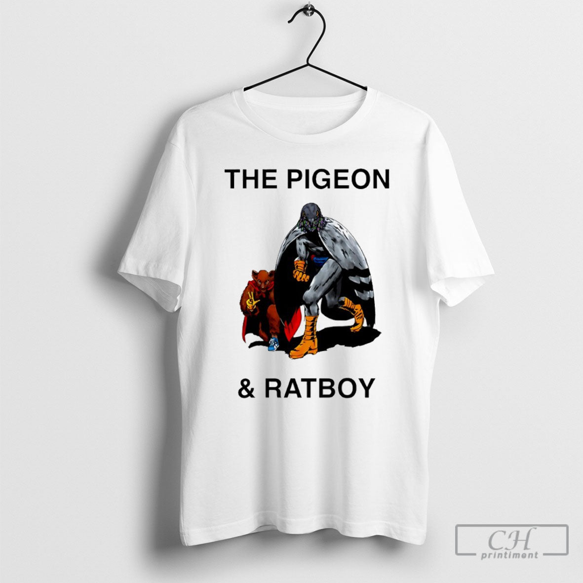 The Pigeon And Ratboy - Adult & Kids T-Shirts, Sweatshirts & Hoodies apparel design preview 1
