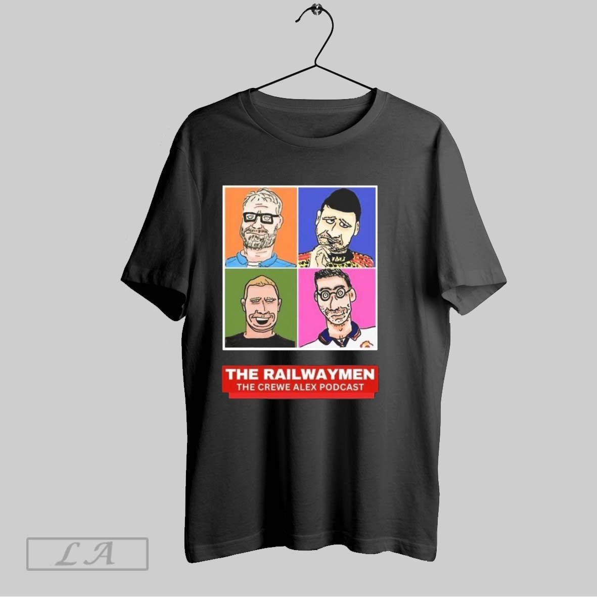 The Railwaymen Crewe Alex Podcast 2025 New - Adult & Kids T-Shirts, Sweatshirts & Hoodies apparel design preview 1