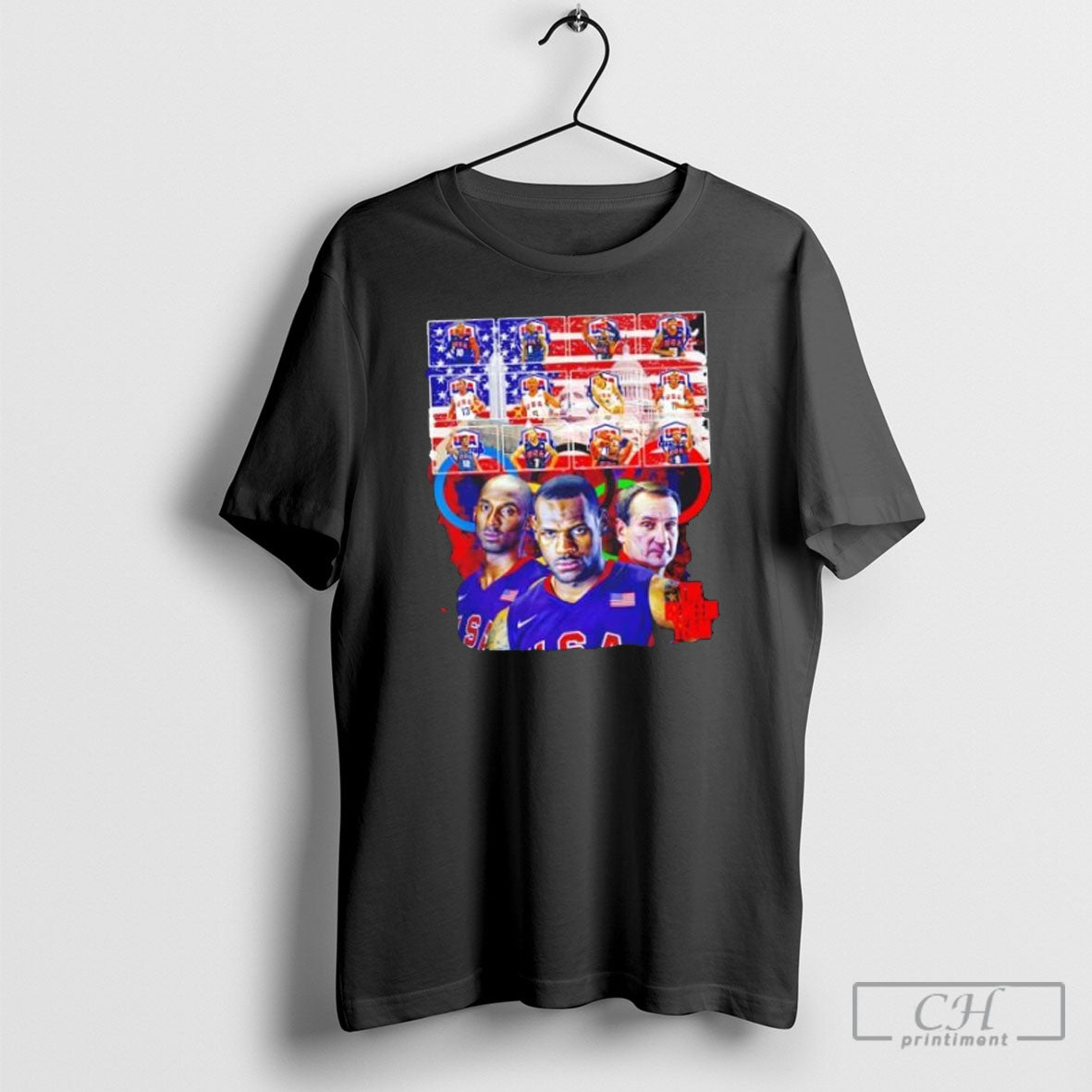 The Redeem Team Usa Flag - Adult & Kids T-Shirts, Sweatshirts & Hoodies apparel design preview 1