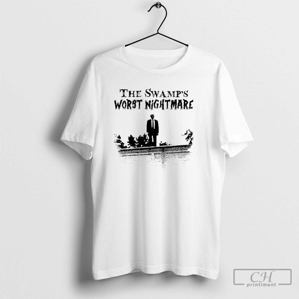 The Swamps Worst Nightmare Trump Political - Adult & Kids T-Shirts, Sweatshirts & Hoodies apparel design preview 1