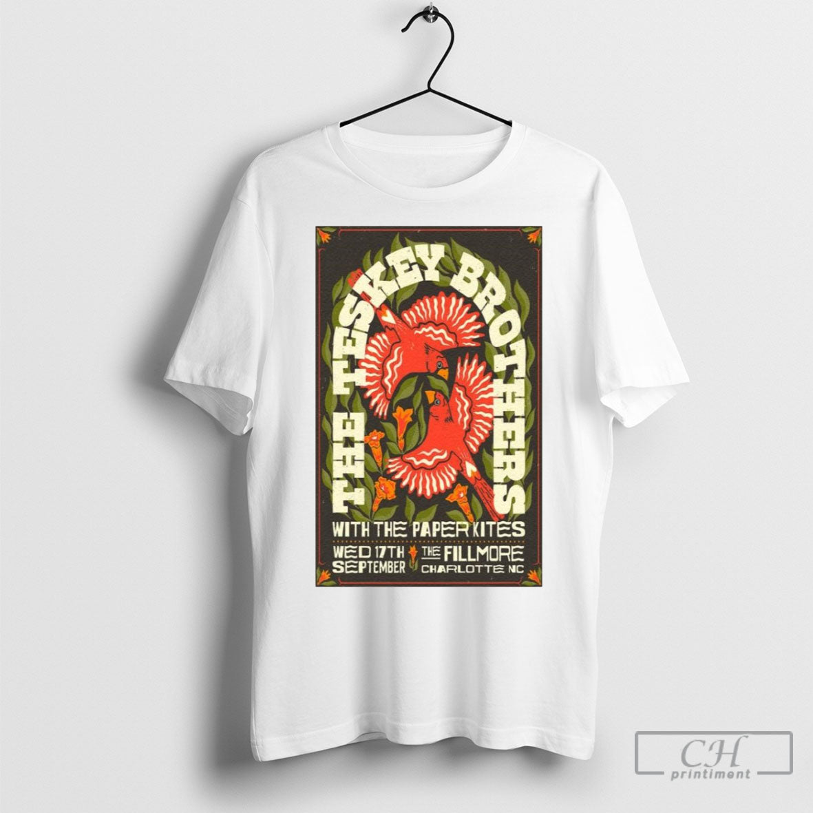 The Teskey Brothers Fillmore Charlotte Nc Sep 17 2025 - Adult & Kids T-Shirts, Sweatshirts & Hoodies apparel design preview 1