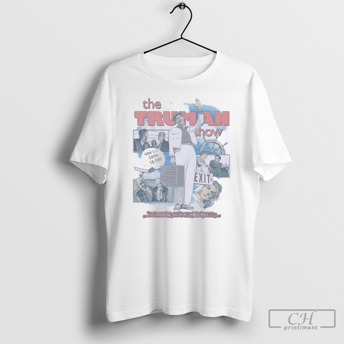 The Truman Show Vintage - Adult & Kids T-Shirts, Sweatshirts & Hoodies apparel design preview 1