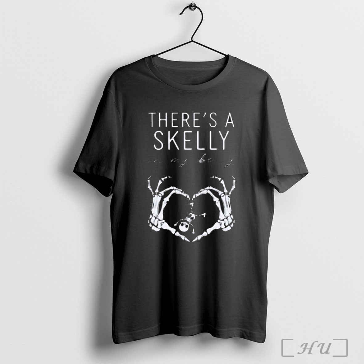 Theres A Skelly In My Belly - Adult & Kids T-Shirts, Sweatshirts & Hoodies apparel design preview 1