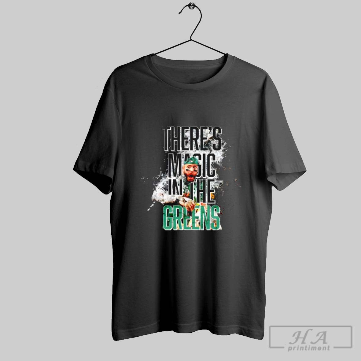 Theres Magic In Those Green Red Sox - Adult & Kids T-Shirts, Sweatshirts & Hoodies apparel design preview 1