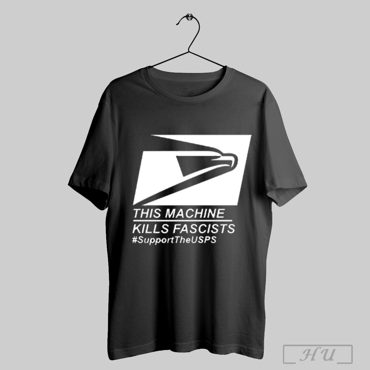 This Machine Kills Fascists Support The Usps - Adult & Kids T-Shirts, Sweatshirts & Hoodies apparel design preview 1