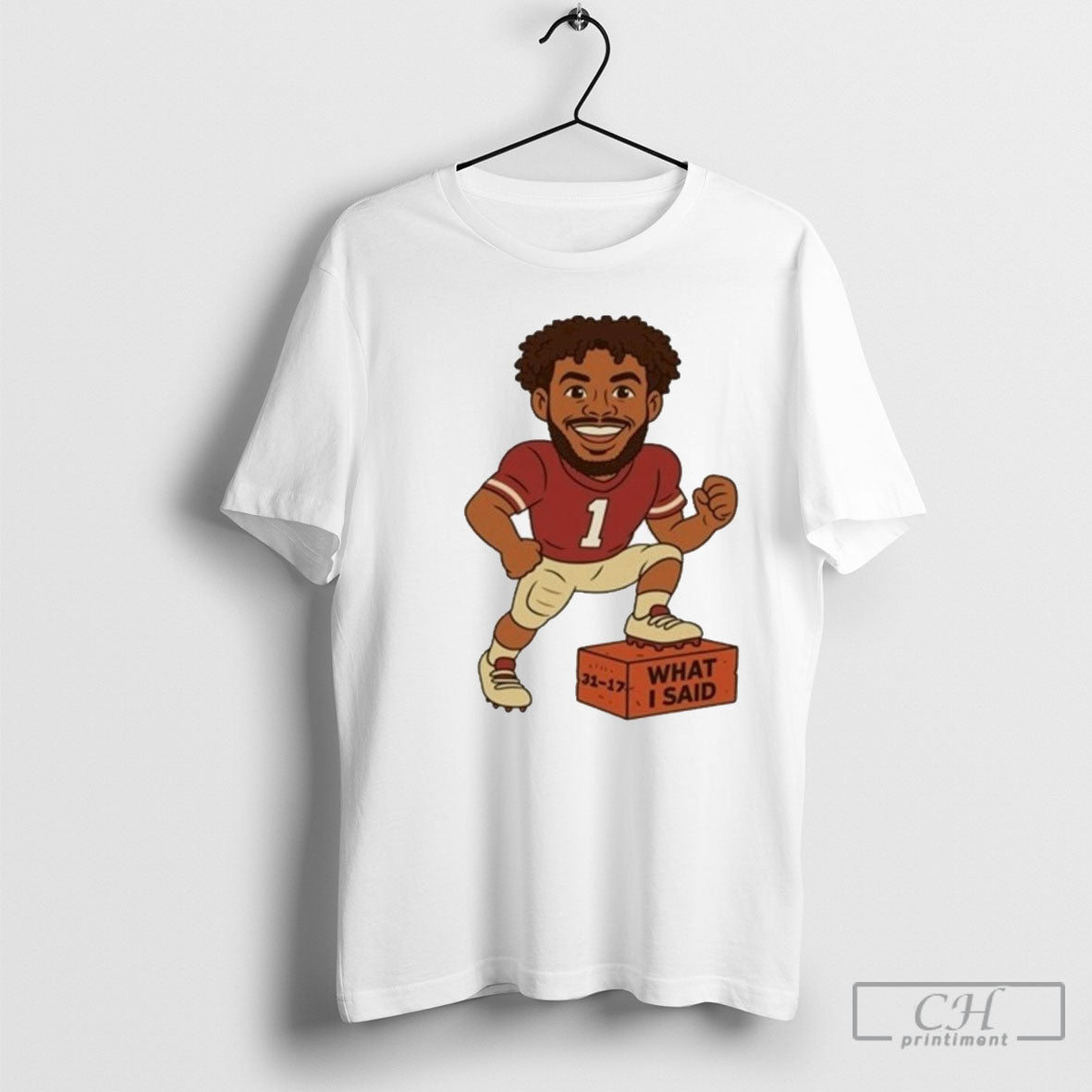 Thomas Castellanos Fsu Florida State Football What I - Adult & Kids T-Shirts, Sweatshirts & Hoodies apparel design preview 1