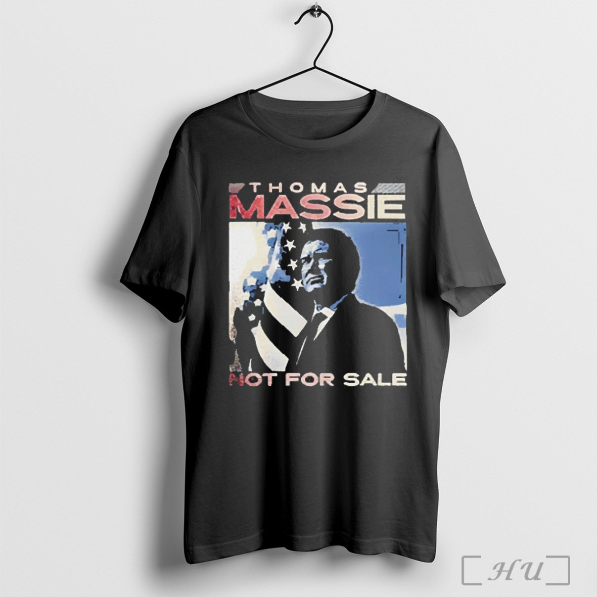 Thomas Massie Not For Sale 2025 - Adult & Kids T-Shirts, Sweatshirts & Hoodies apparel design preview 1