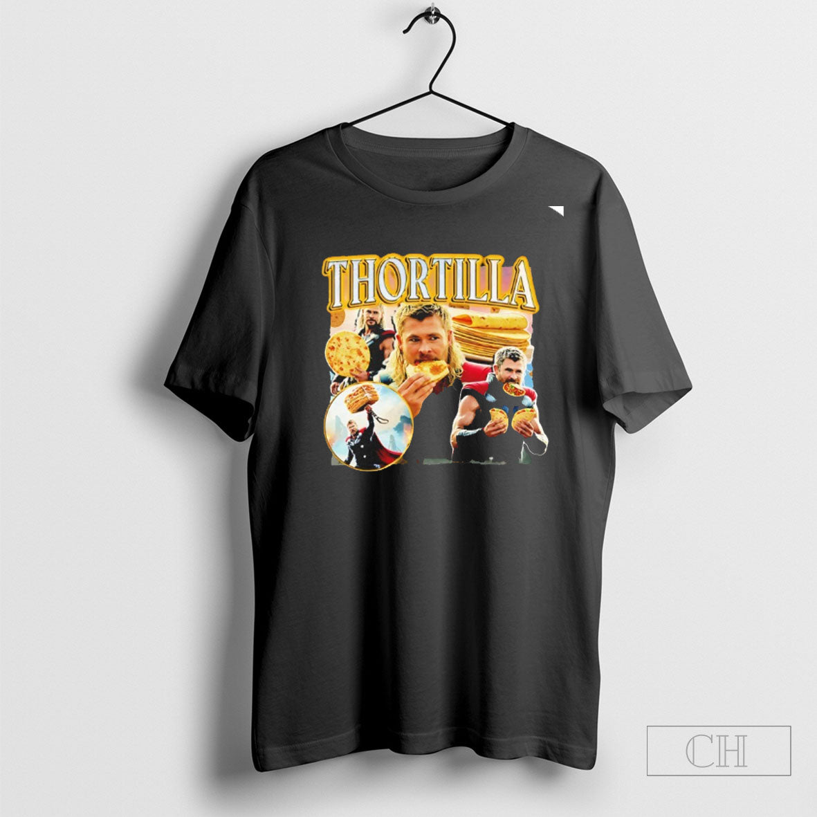 Thortilla Thor Tacos 90s Bootleg - Adult & Kids T-Shirts, Sweatshirts & Hoodies apparel design preview 1