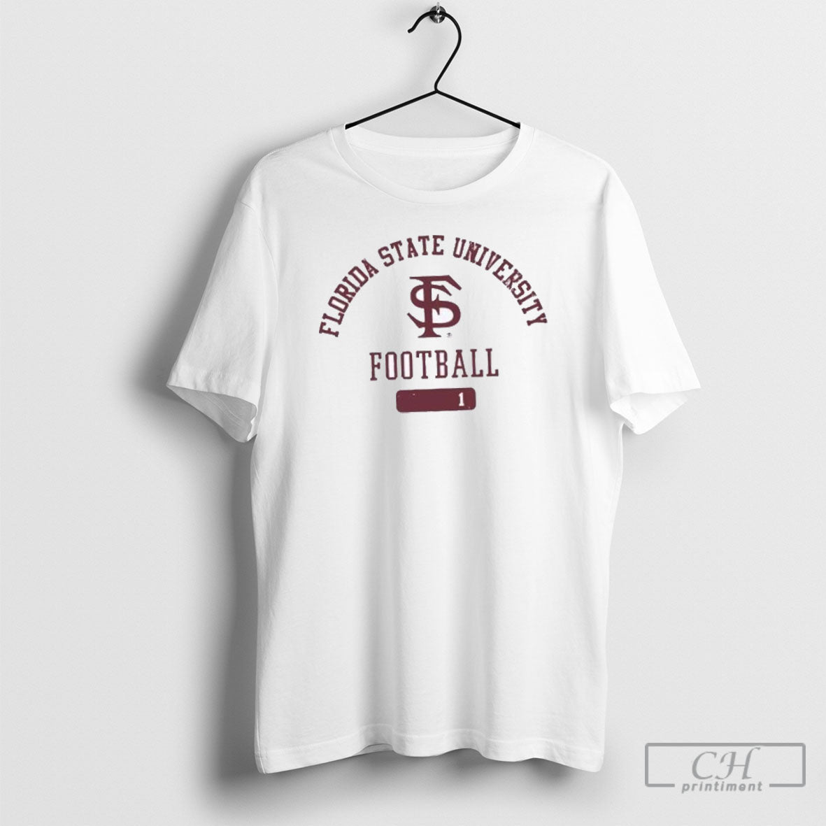 Tommy Castellanos 1 Florida State University Football - Adult & Kids T-Shirts, Sweatshirts & Hoodies apparel design preview 1