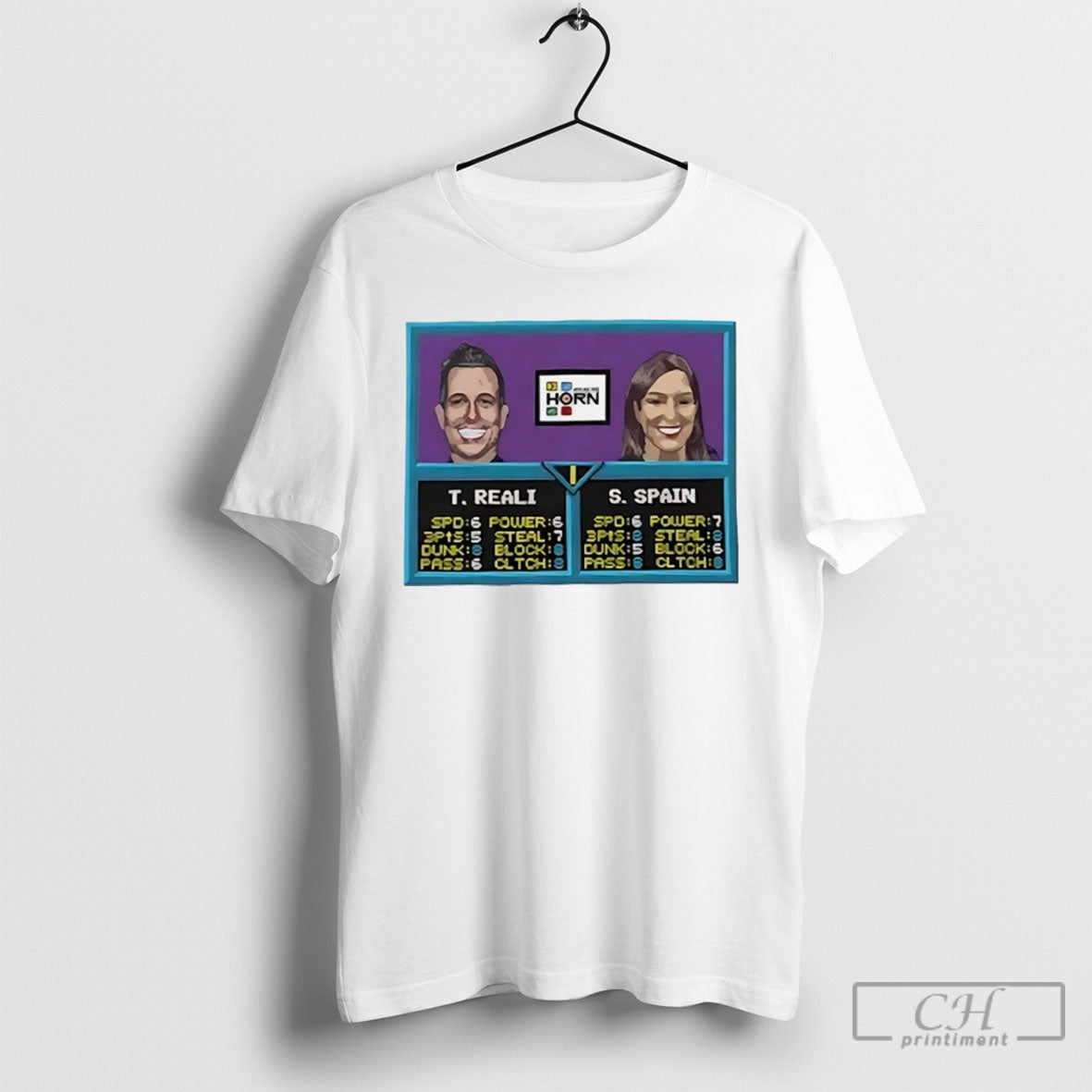 Tony Reali And Sarah Spain Jam Digital - Adult & Kids T-Shirts, Sweatshirts & Hoodies apparel design preview 1
