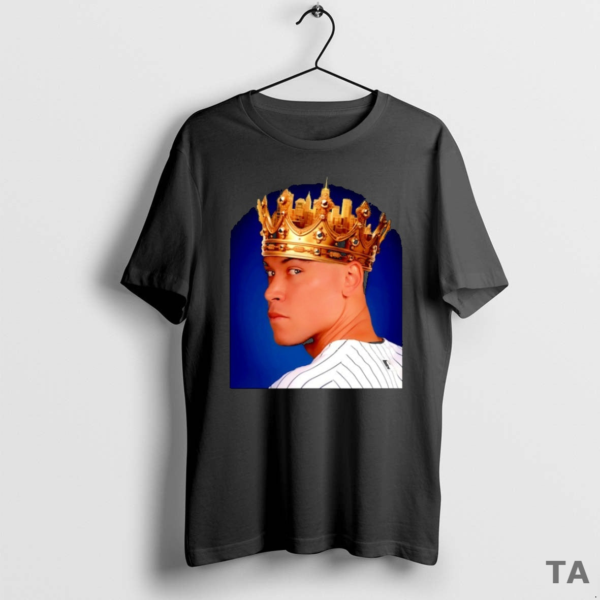 Top Aaron Judge The King Of Ny Is Al Mvp Again - Adult & Kids T-Shirts, Sweatshirts & Hoodies apparel design preview 1