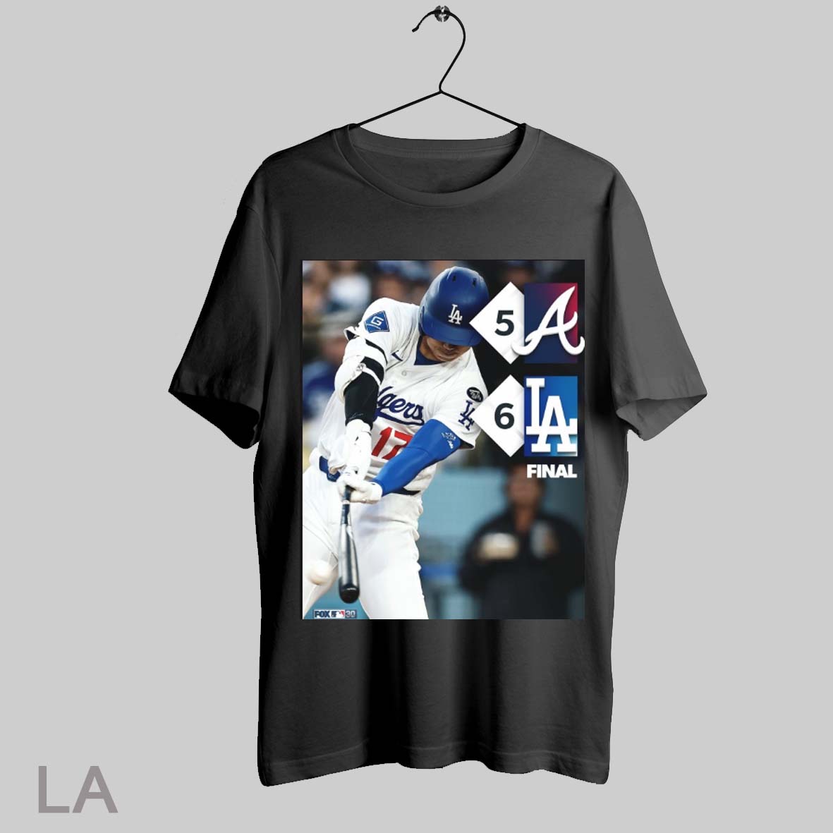 Top Atlanta Braves Vs Los Angeles Dodgers Shohei - Adult & Kids T-Shirts, Sweatshirts & Hoodies apparel design preview 1