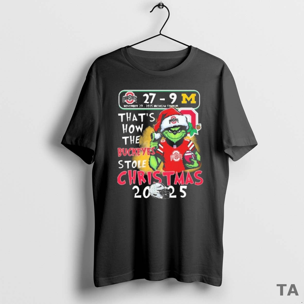 Top Buckeyes 27 9 Wolverine Michigan Stadium Thats - Adult & Kids T-Shirts, Sweatshirts & Hoodies apparel design preview 1