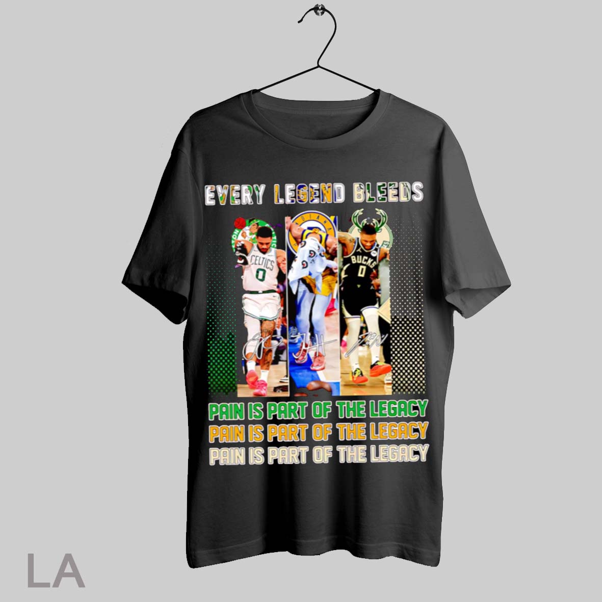 Top Every Legend Bleeds Pain Is Part Of The Legacy - Adult & Kids T-Shirts, Sweatshirts & Hoodies apparel design preview 1