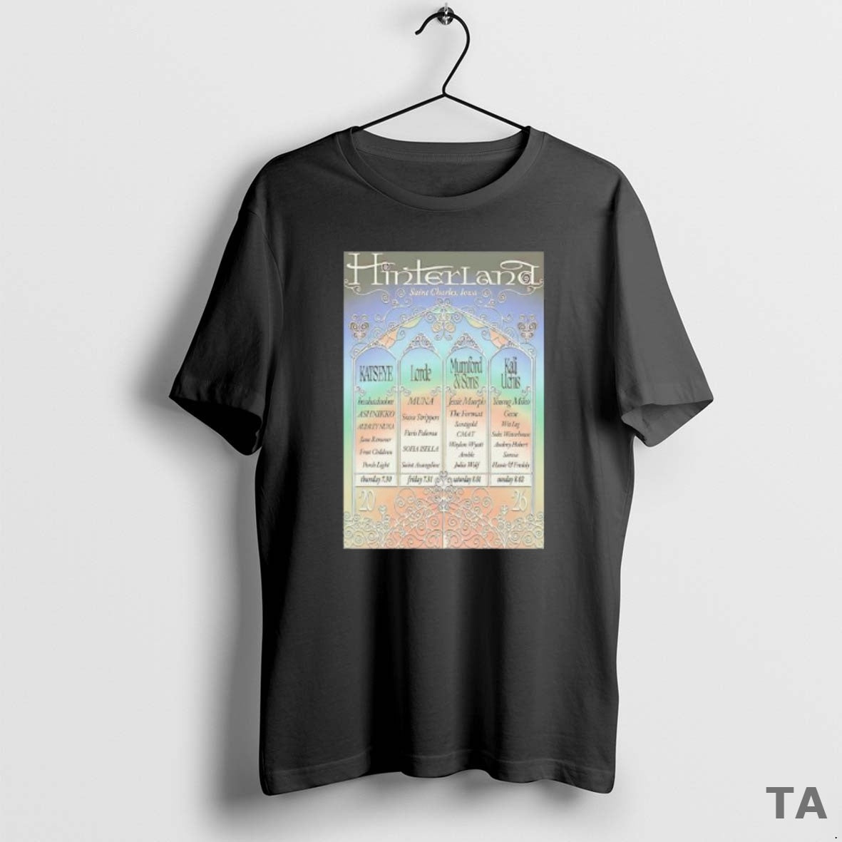 Top Hinterland Jul 30 Aug 2 2026 Avenue Of The Saints - Adult & Kids T-Shirts, Sweatshirts & Hoodies apparel design preview 1
