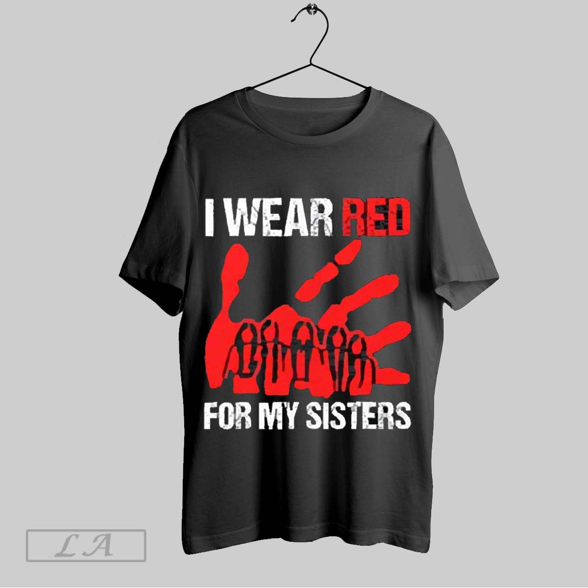 Top I Wear Red For My Sisters 2025 - Adult & Kids T-Shirts, Sweatshirts & Hoodies apparel design preview 1