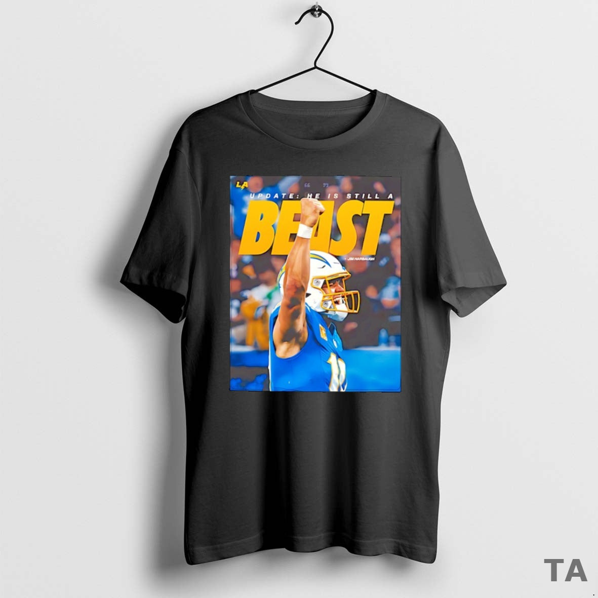 Top Justin Herbert Still A Beast Photo Sweater - Adult & Kids T-Shirts, Sweatshirts & Hoodies apparel design preview 1